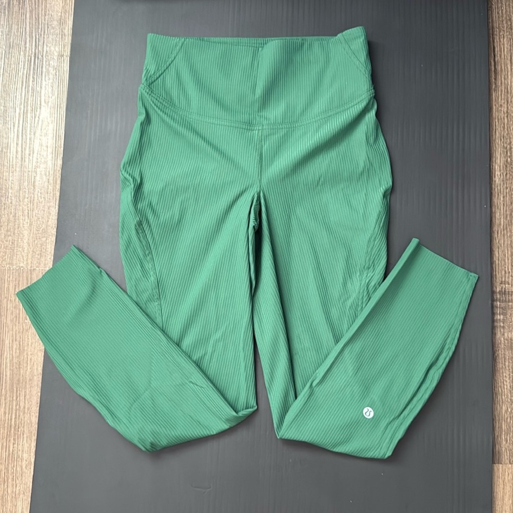 Lululemon Leggings Emerald Green 25”